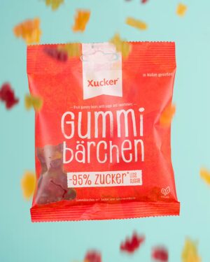 Vegane Gummibärchen (Fruchtgummi ohne Zucker)