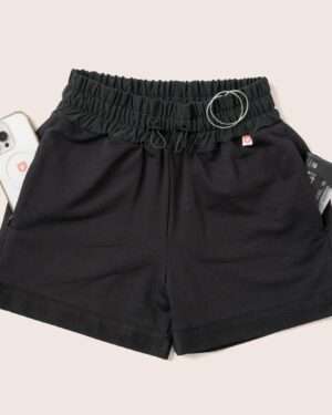 Type 1 Diabetes Clothing - Black shorts with pockets | Our Pocket Hero