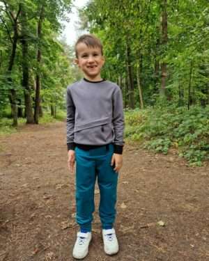 Type 1 Diabetes Clothing - Long Sleeve T-shirt Grey | Our Pocket Hero