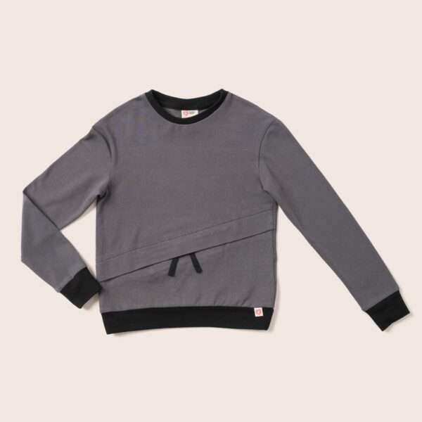 Type 1 Diabetes Clothing - Long Sleeve T-shirt Grey | Our Pocket Hero