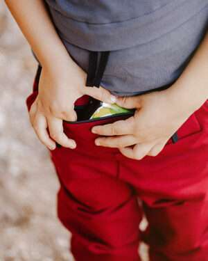 Type 1 Diabetes Clothing - Trousers Bordo | Our Pocket Hero
