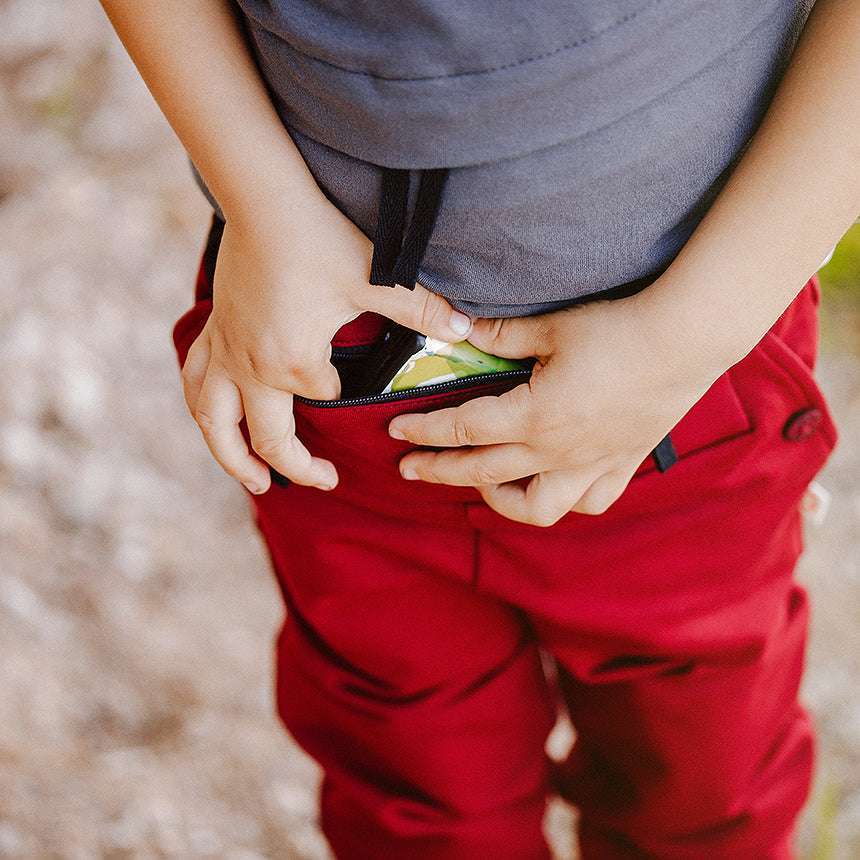 Type 1 Diabetes Clothing - Trousers Bordo | Our Pocket Hero