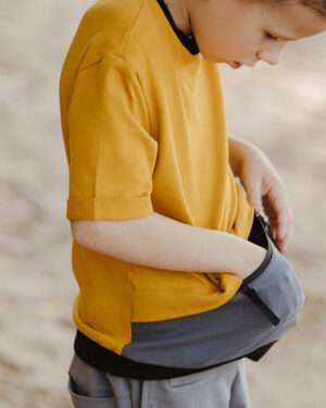 Type 1 Diabetes Clothing - Short Sleeve T-shirt Yellow | Our Pocket Hero