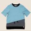 Type 1 Diabetes Clothing - Short Sleeve T-shirt Sky Blue with Pocket | Our Pocket Hero