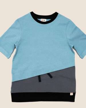 Type 1 Diabetes Clothing - Short Sleeve T-shirt Sky Blue with Pocket | Our Pocket Hero