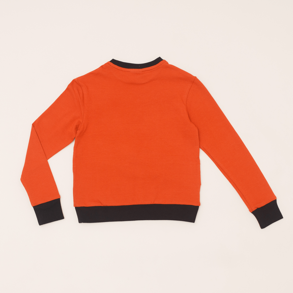 Type 1 Diabetes Clothing - Long Sleeve T-shirt Orange | Our Pocket Hero