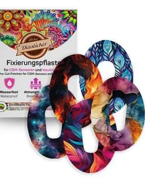 Dexcom G6 Fixierungspflaster - COLORFUL-Mix