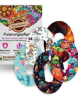 Dexcom G6 Fixierungspflaster - PLAYTIME-Mix
