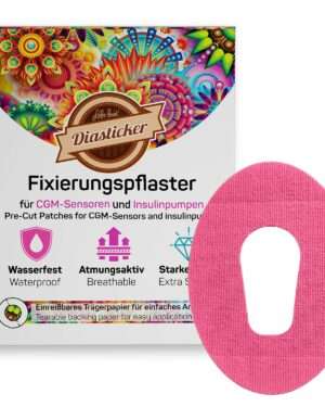 Dexcom Fixierungspflaster (G6) - Pink (10 Stück)
