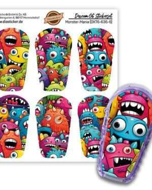 Dexcom G6 Stickerset - 6er Set "Monster-Mania"