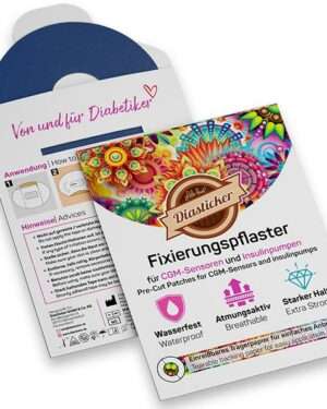 Freestyle Libre 2 / Enlite Guardian Fixierungspflaster (Ring XL) - dunkelblau (10 Stück)