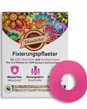 Dexcom Fixierungspflaster (G7) - Pink (10 Stück)