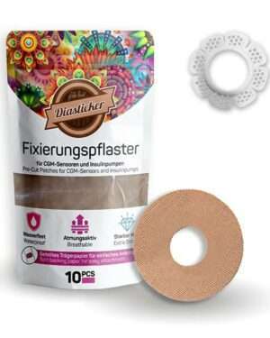 Freestyle Libre 3 - LibreProtect 3 (Weiß) mit 10 Pflaster (beige)