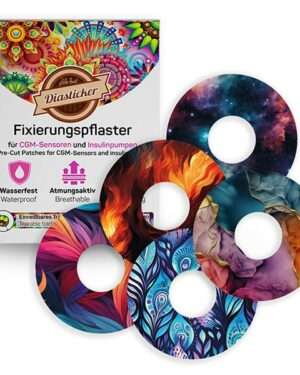 Freestyle Libre 3 Fixierungspflaster - COLORFUL-Mix