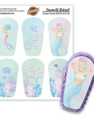 Dexcom G6 Stickerset - 6er Set "Ocean Fairies"