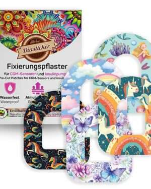 Omnipod Fixierungspflaster - Mix-Paket - FAIRYTALE (5 Stück)