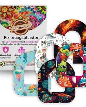 Omnipod Fixierungspflaster - Mix-Paket - PLAYTIME (5 Stück)
