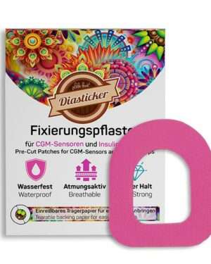 Omnipod Fixierungspflaster - Pink (10 Stück
