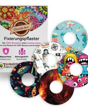 Overpatches Fixierungspflaster - Mix-Paket - PLAYTIME