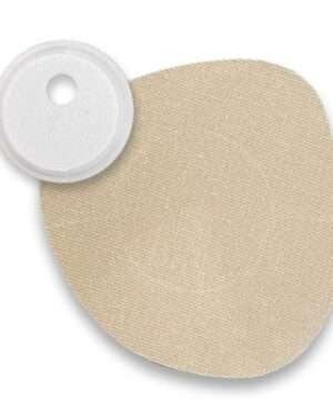 Freestyle Libre 3 Sensorschutz - Cover (Weiß) mit 10 Overpatches (beige)weiß/beige