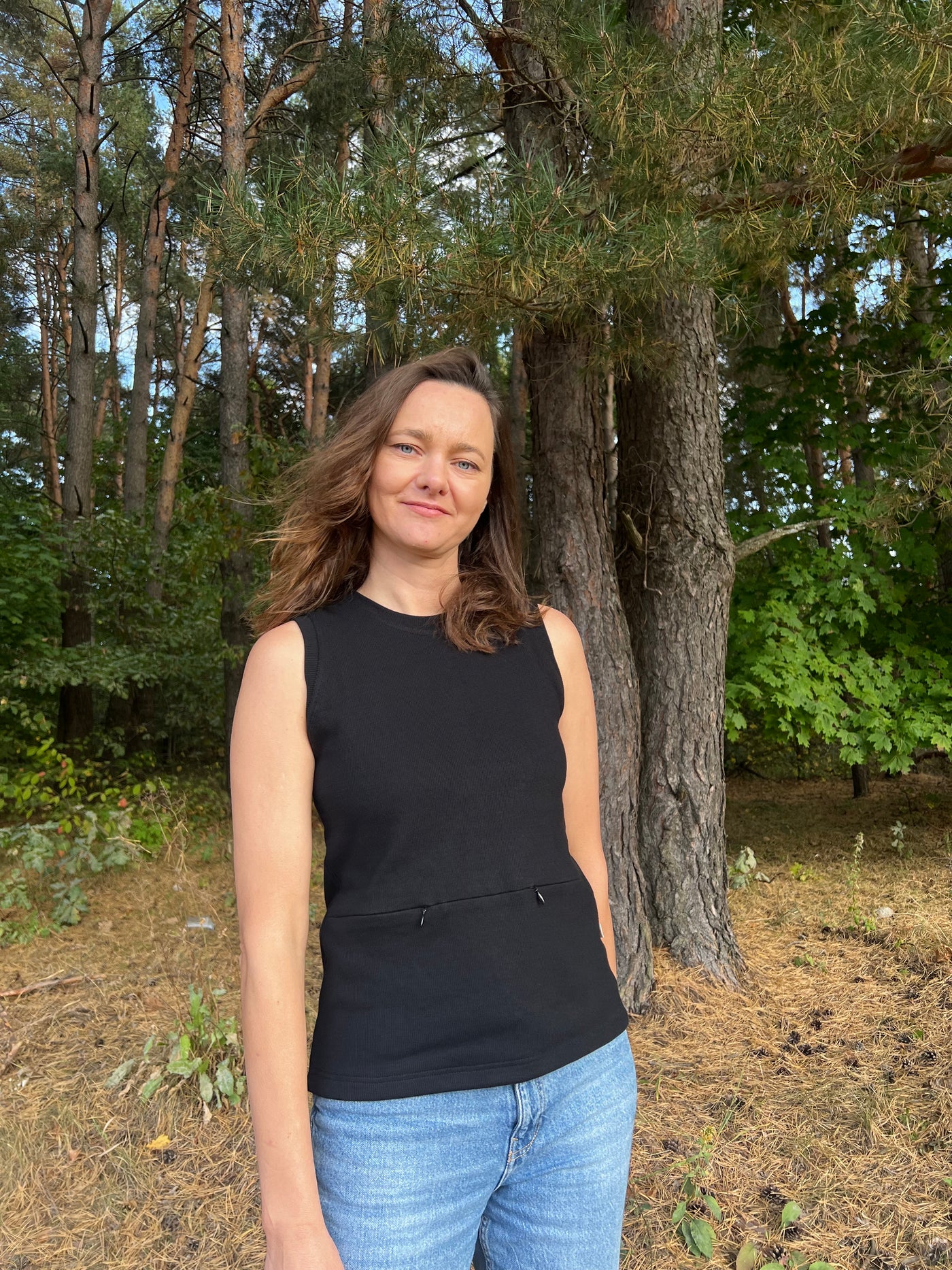 Tank top adult Black / T1D t-shirt with pockets
