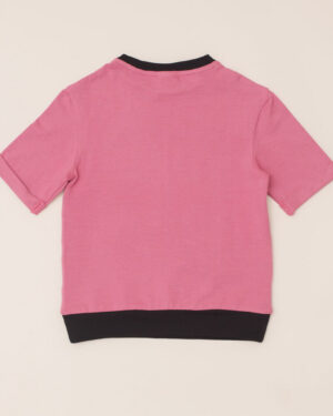 Adaptive T-shirt with Hidden Insulin Pump Pocket for Kids-Pink