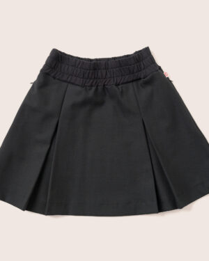 Girls Skirt Black with pockets / Kids' Cotton Circle Skirt / (3-12Yrs)