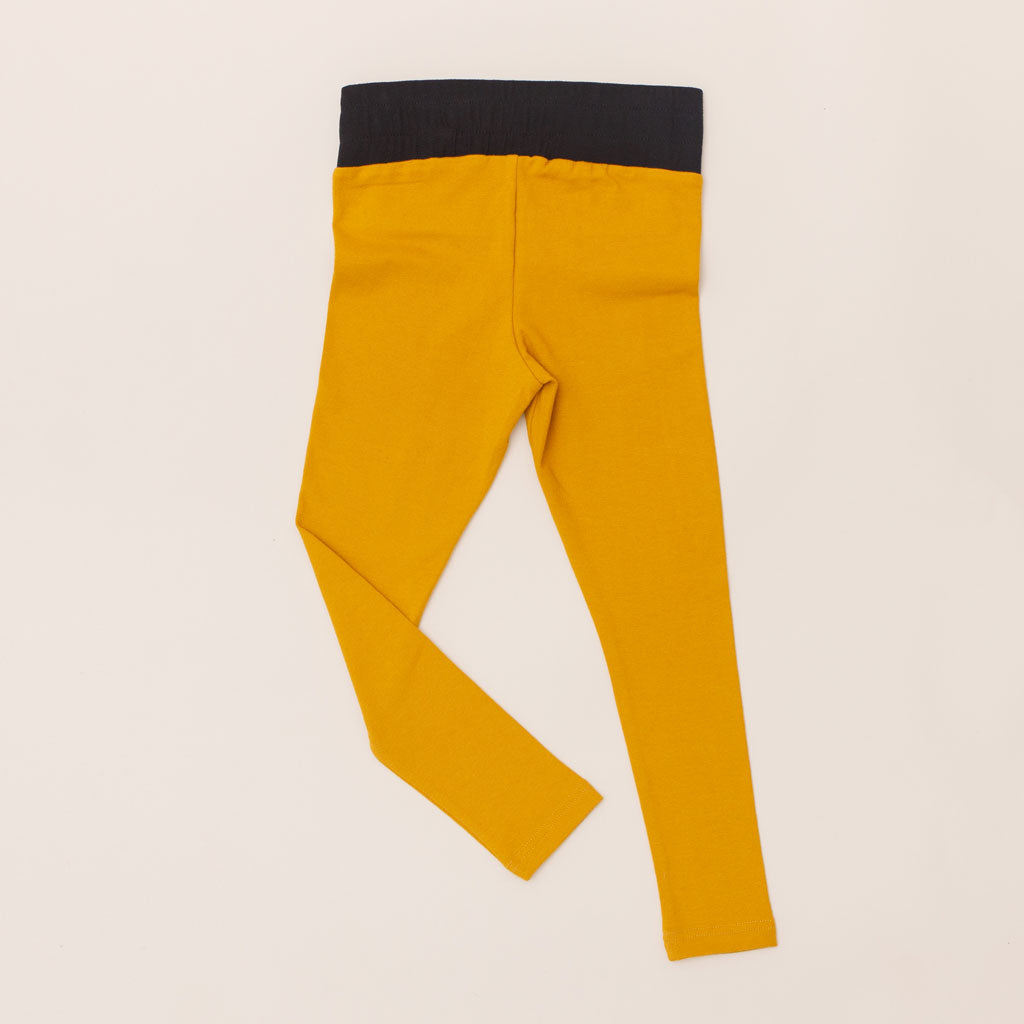 Leggings Yellow / Dance / Kids legging / Underdress / Yoga with pockets leggings/ T1d / size 3-14Y