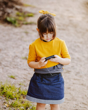 Skirt Denim / T1D Kids skirt / girl skirt with pockets