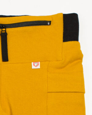 Biker shorts Yellow / Dance Shorts / T1D Kids Shorts for Sports / Underdress / Yoga with pockets, size 5-14Y children