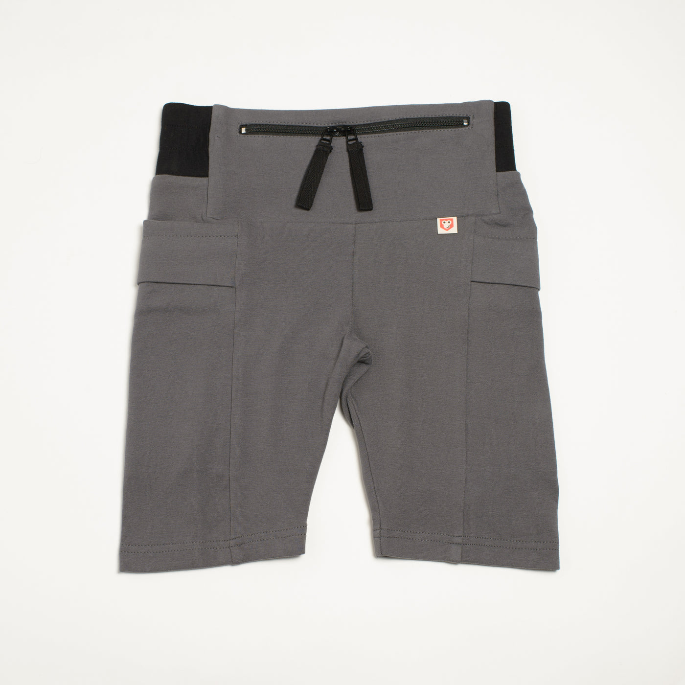 Biker shorts Grey / Dance Shorts / T1D / Kids Shorts for Sports / Underdress / Yoga with pockets, size 5-14Y children
