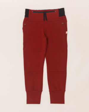 T1D Kids Sport Trousers with Adaptive Insulin Pump Pockets – Bordo