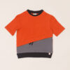 Adaptive T-shirt with Hidden Insulin Pump Pocket for Kids-Orange