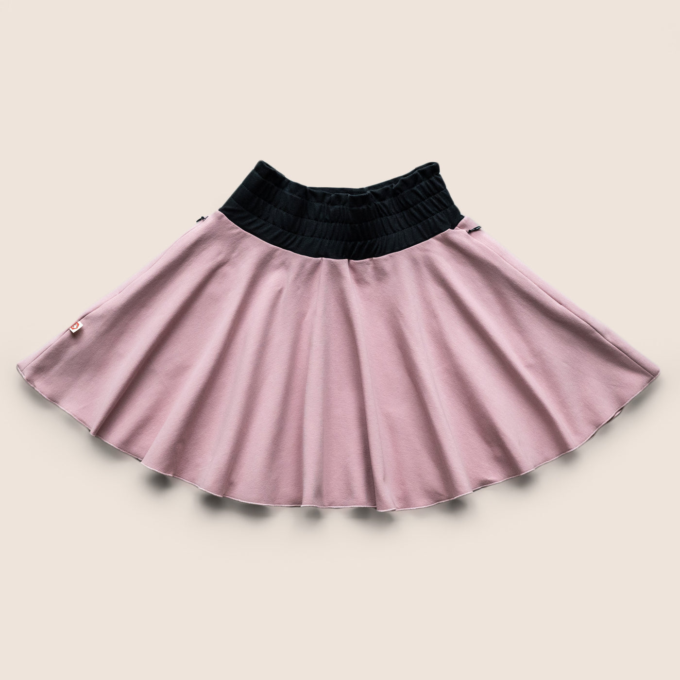 Girls Skirt Ballet Pink with pockets / Kids' Cotton Circle Skirt / (3-12Yrs)