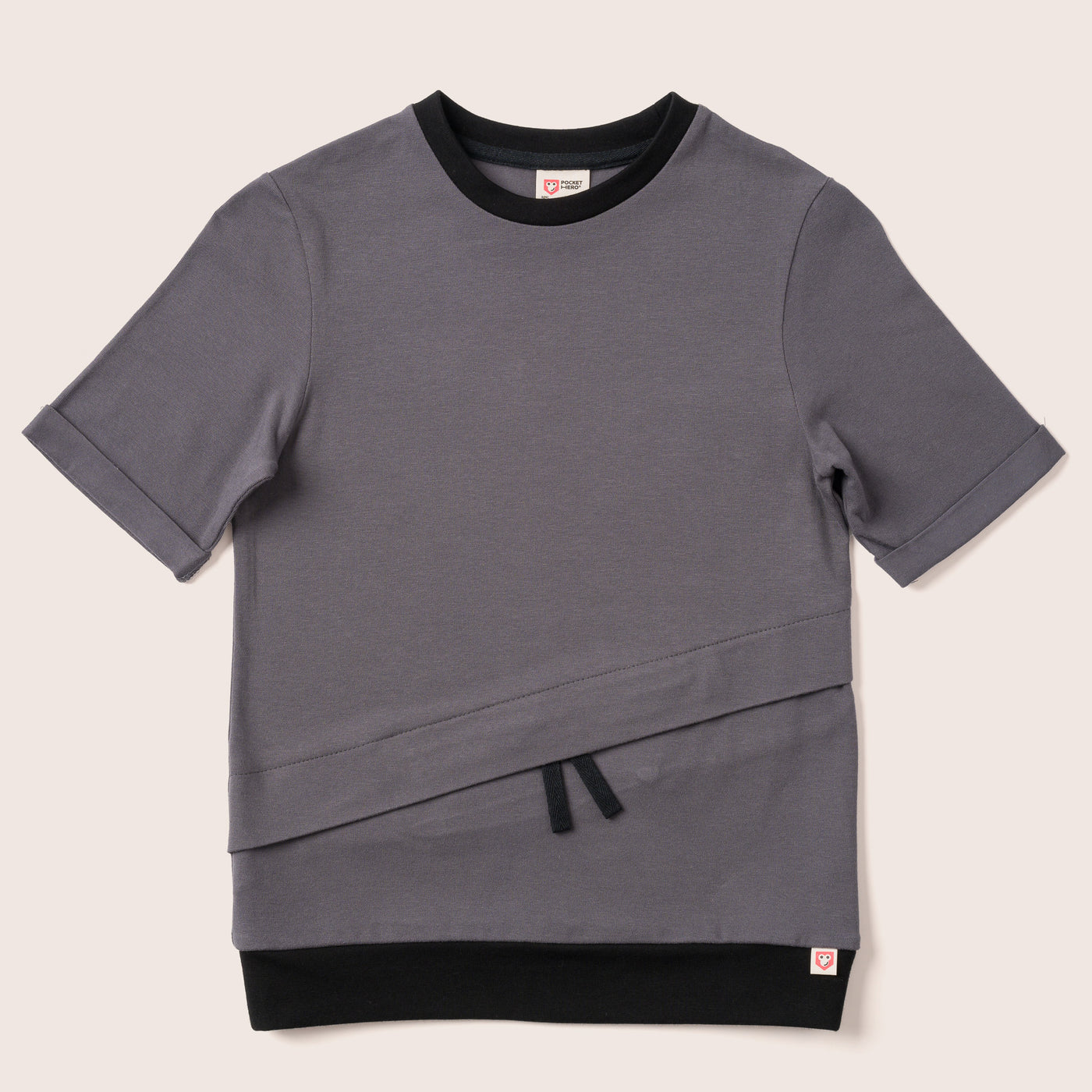 Short Sleeve T-shirt Grey / T1D children top / Kids T-Shirt with Pocket