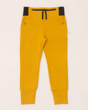 T1D Kids Sport Trousers with Adaptive Insulin Pump Pockets – Yellow
