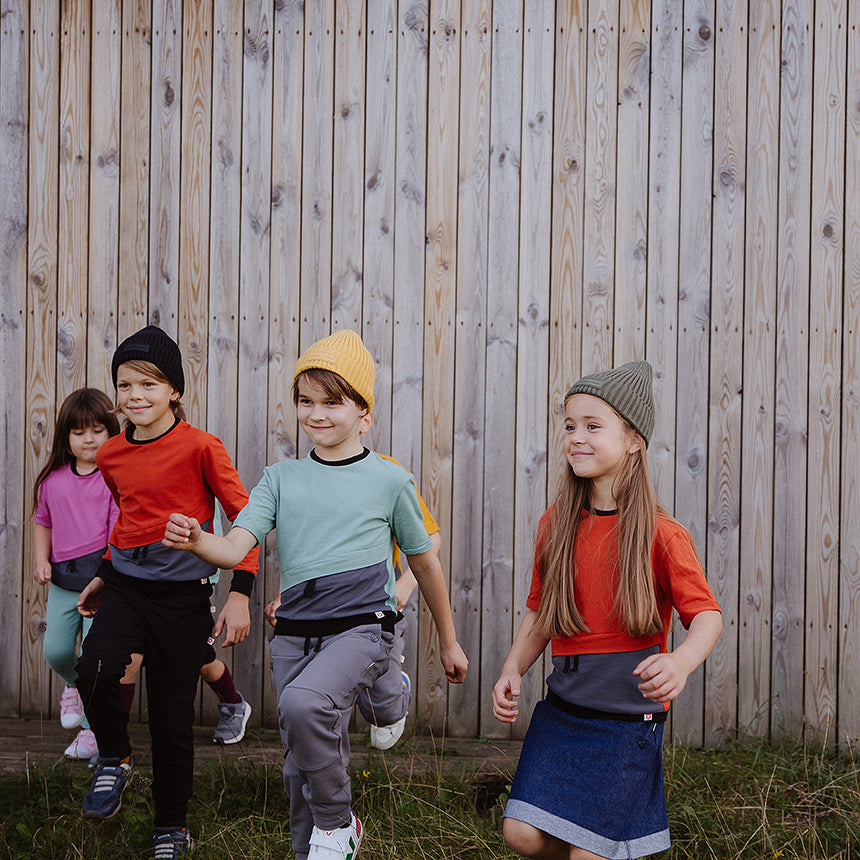 Adaptive T-shirt with Hidden Insulin Pump Pocket for Kids-Pistachio