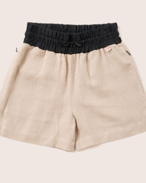 Linen Shorts / T1D Kids Shorts for Summer / linen shorts with pockets, children size 5-14Y