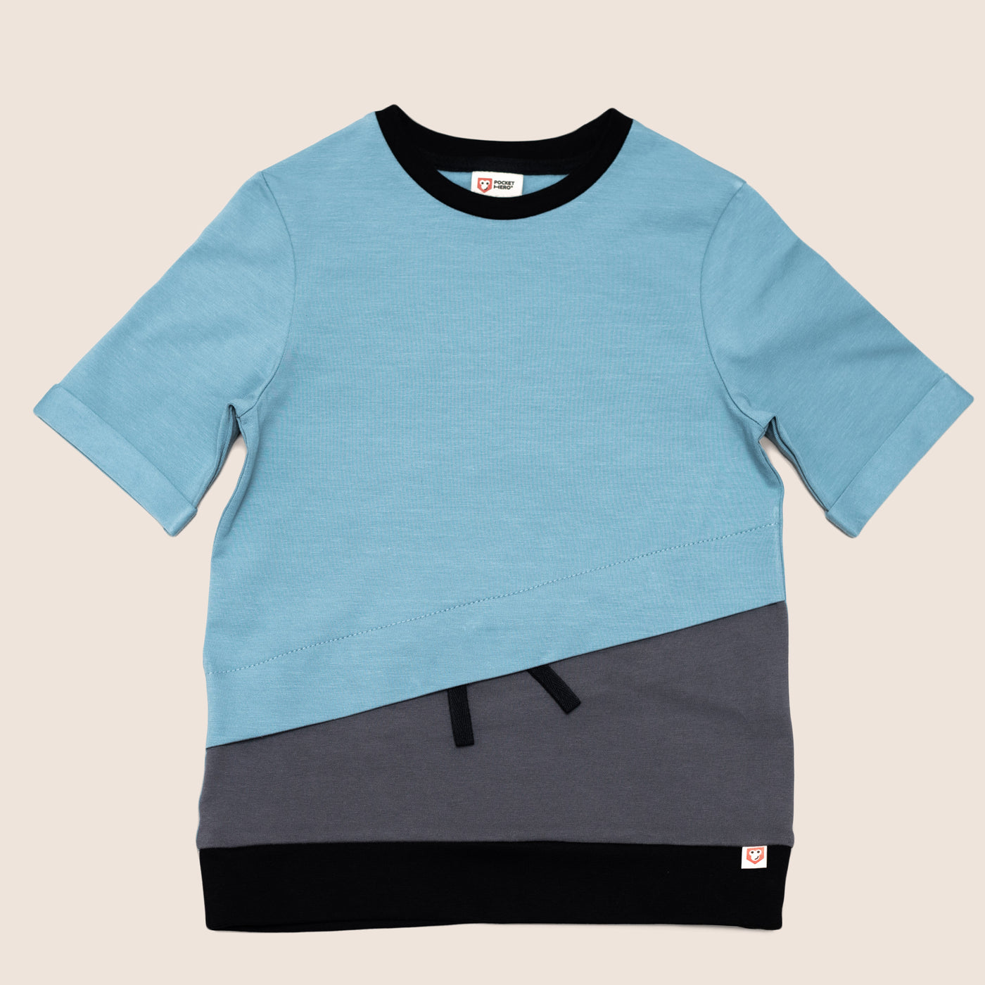 Short Sleeve T-shirt Sky Blue / T1D children top / Kids T-Shirt with Pocket