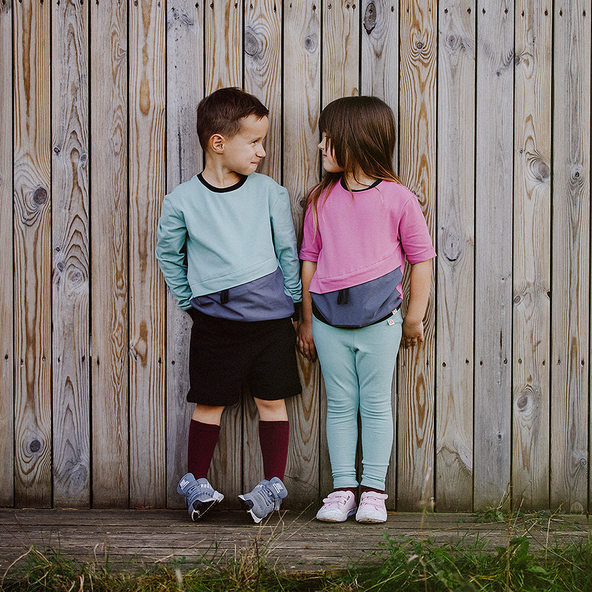 Long Sleeve T-shirt Pistachio / T1D children top / Kids T-Shirt with Pocket