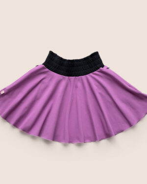 Girls Skirt Bubblegum Purple with pockets / Kids' Cotton Circle Skirt / (3-12Yrs)
